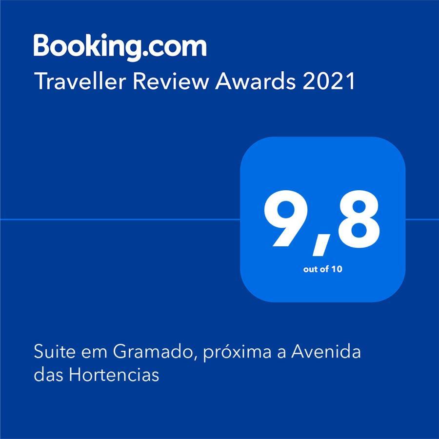 Suite Em Gramado, Proxima A Avenida Das Hortencias Exterior foto