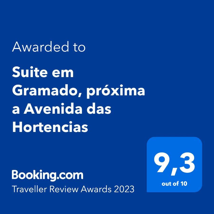 Suite Em Gramado, Proxima A Avenida Das Hortencias Exterior foto